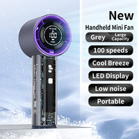 Ventilateur USB portable pliable commercial en gros avec batterie rechargeable pour voiture et usage extérieur