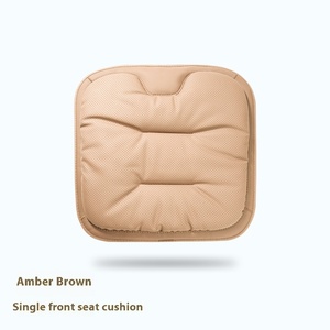 Coussin de dossier de siège toutes saisons en cuir nappa pour Mercedes-Benz BMW Passat Cars Coussin de siège de voiture à ventilation respirante d'été - Product Image 6