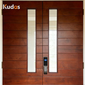 <span class=keywords><strong>Porte</strong></span> <span class=keywords><strong>d</strong></span>'<span class=keywords><strong>entrée</strong></span> extérieure moderne en bois double, couleur personnalisée, design de <span class=keywords><strong>porte</strong></span> de sécurité, portes en bois extérieures pour villa - Product Image 3