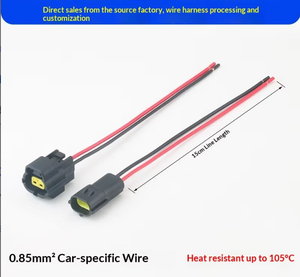 Konektor Isolasi PBT Tahan Air Seri AMP1.8 untuk Otomotif, Kabel Sambungan Steker Jantan Betina 1-16 Pin untuk Elektronik Mobil - Product Image 2