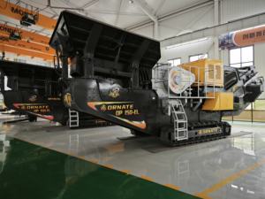 MONDE 150-200 tph Kapazität verfolgt mobile Stein zerkleinerung maschine Backen brecher anlage in China - Product Image 3