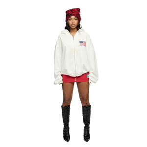 WX730625 Unisex <b>Extra</b> <b>Large</b> Round Neck Anti-Shrink Knitted 100% Cotton Lined Embroidered Summer Casual Sports Hoodie - Product Image 2