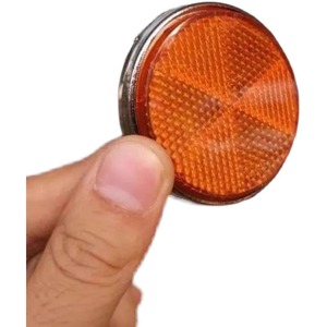 Motorcycle Spare <b>Parts</b> Motorcycle Reflective Plate, Electric Bike Round Reflective Plate, GN125 <b>Scooter</b> Reflective Mirror Plate - Product Image 2