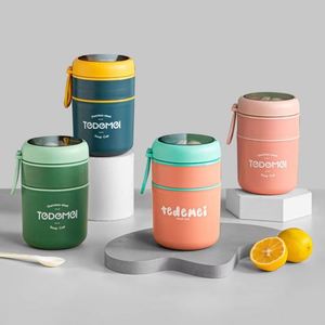 710Ml Stainless Steel Double-Walled Insulated Soup <b>Cup</b> Portable Lunch Box for Work <b>Large</b> Capacity Sealed Soup Jar - Product Image 5