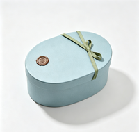 Boîte cadeau rigide à fermeture magnétique rectangulaire, ruban, sceau de cire, papier mat personnalisé, matériaux recyclés, impression quadricolore, revêtement UV