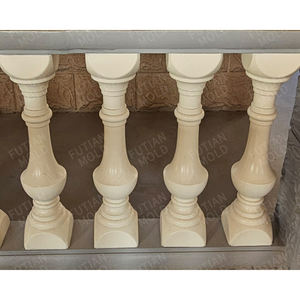 Moins cher <span class=keywords><strong>Béton</strong></span> Balustrade Moules Balustre Moule Réutilisable Ciment Rail Clôture Vase <span class=keywords><strong>Palissade</strong></span> Balcon Bollard Post abs Forme En Plastique - Product Image 4