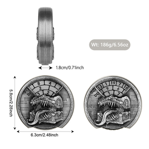 Meilleur vendeur, dés à jouer en métal de qualité supérieure, dragon, DND, spinner, dés polyédriques de luxe pour les jeux de société DND Pathfinder - Product Image 6