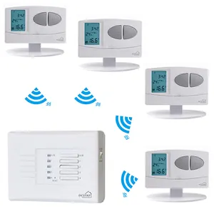 230V Programmable 868MHZ Digital Smart RF Heating Boiler Wireless Home Multi Zone Controls Thermostat 1 to 4