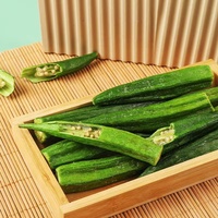 China Hot Selling Gevriesdroogde Okra Groente Fd Knapperige Okra