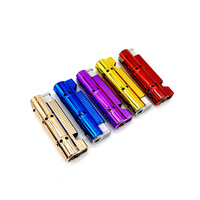 Briquet torche au butane pré-rempli, flamme jet coupe-vent, en métal électroplaqué avec ouvre-bouteille pour le marché américain