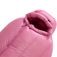 Sac de couchage en duvet d'oie ultraléger 850FP Sac de couchage en nylon ripstop 10D pour adultes Camping en plein air