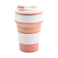 Tasses de voyage portables pliables en silicone avec paille, gobelets jetables anti-chute pour bébés et enfants, bouteilles d'eau modernes pour l'apprentissage de la boisson