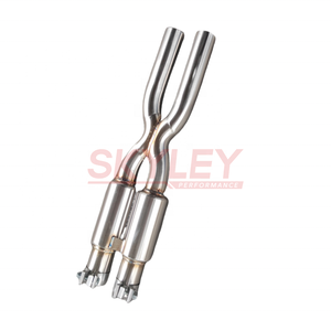 Tubo X de resonador de rendimiento para Maserati Quattroporte 4.2L/4.7L M139 Sedan 2004-2013 SS 304 Tubo medio de escape de igual longitud - Product Image 2
