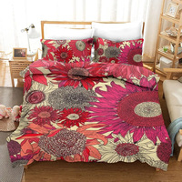 Parure de lit Blossom à impression numérique 3D - Nouveauté 2026 |   Polyester brossé 90 g/m² pour une ultra-douceur