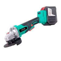 Meuleuse d'angle sans fil 21V sans balais avec batterie lithium 6.0Ah et interrupteur à gâchette pour la découpe de métaux à usage industriel