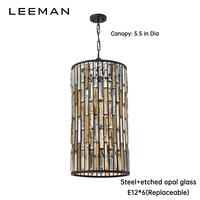 Lustre cylindrique en cristal de luxe pour salon de villa, lampe suspendue LED E12 dorée, hauteur réglable, intensité variable, pour maison, hôtel, bar