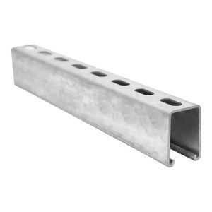 Perfil en U de 41x21 para soporte de techo HVAC, estándar europeo, material Q235/SS304/SS316, corte a medida - Product Image 4
