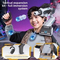Ensemble de pistolets à fléchettes en mousse EVA télécommandés pour jeu de combat interactif, technologie de détection de mouvement intelligente et mécanisme de tir automatique