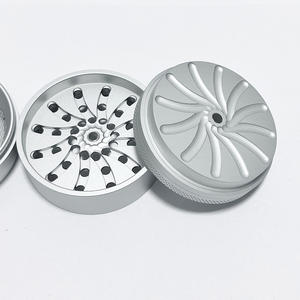 Meuleuse sans dents en métal personnalisée 50MM 63MM 4 couches meuleuse en alliage d'aluminium - Product Image 5