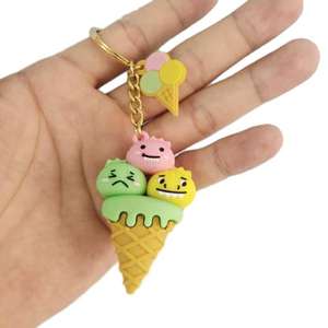 Porte-clés en PVC personnalisés de haute qualité, ornements en silicone 3D, dessins animés, anime, kawaii, stéréo, pour personnaliser vos clés - Product Image 4