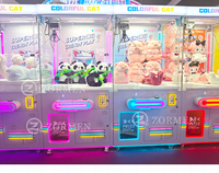 Machine à griffes Zormen de qualité commerciale, machine de jeu d'arcade à monnayeur, machine à griffes à vendre avec logo personnalisé