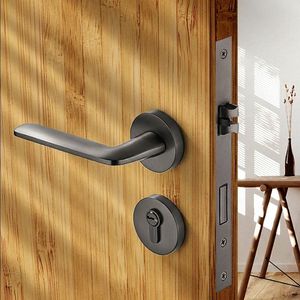 Porta Interna Moderna per Villa, Accessori Personalizzati, Porta in Legno Massello con Isolamento Acustico e Riduzione del Rumore, Fornitore - Product Image 3