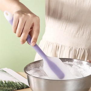 Juego de Espátulas de Silicona Planas de Grado Alimenticio para Protección de la Salud y el Medio Ambiente, Utensilios de Cocina Resistentes al Calor para Hornear - Product Image 4