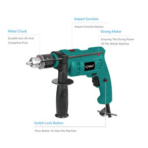 KONSUN <span class=keywords><strong>13mm</strong></span> <span class=keywords><strong>500W</strong></span>ヘビーデューティ電気インパクトドリル0-2800RPM、金属/木材/コンクリート、GS認定、OEM/ODMサービス - Product Image 3
