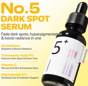 เซรั่มวิตามินกลูต้าไธโอนเข้มข้นเบอร์ 5+ ของเกาหลี ช่วยปรับผิวกระจ่างใส ลดเลือนจุดด่างดำ เพิ่มความเปล่งปลั่งให้ผิวหน้า - Product Image 2