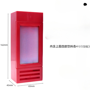 Miniatura de Congelador de Bebidas para Casa de Muñecas Xicheng, Artículo de Exhibición para <span class=keywords><strong>Supermercado</strong></span>, Comida en Miniatura y Accesorio de Cocina para Escenas de Juego - Product Image 2