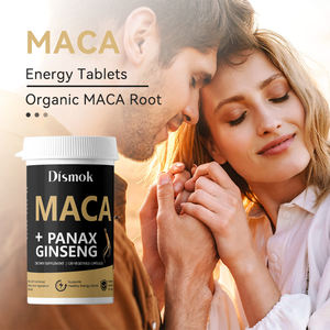 Alta Qualidade Preto para Maca Raiz & Ginseng Mistura Natural Fast-Acting Energia Resistência & Vitalidade para Tablets Maca OEM/ODM Planta - Product Image 4
