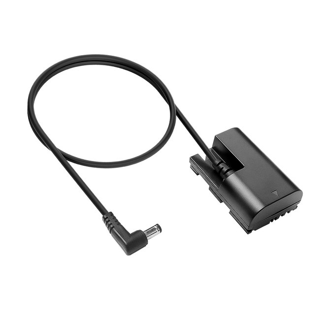 Alvin's Cables LP-E6NH Dummy Battery to DC Power Cable for EOS R7/R6/R5C/90D/80D/7D/5D Series Cameras 50cm/19.7in