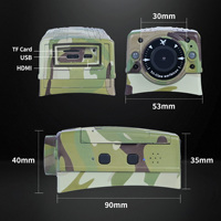 Caméra de sport extérieure étanche et antichoc BlackEagle Expand World à angle fixe pour la chasse, caméra de casque tactique, enregistreur 4K HD