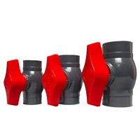 Vanne à boisseau sphérique Tianyan Ruyi en UPVC, résistante à haute pression, écologique, pour l'arrêt de l'eau, accessoires d'aquarium