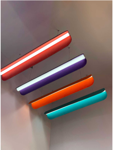 HLINEAR LD3030-<span class=keywords><strong>P</strong></span>-L1200 Lámparas LED Tubulares Ovaladas Rectangulares Serie Baffle Pequeñas de Aluminio Acústicas con Control Remoto Regulable Ra80 IP65 - Product Image 4
