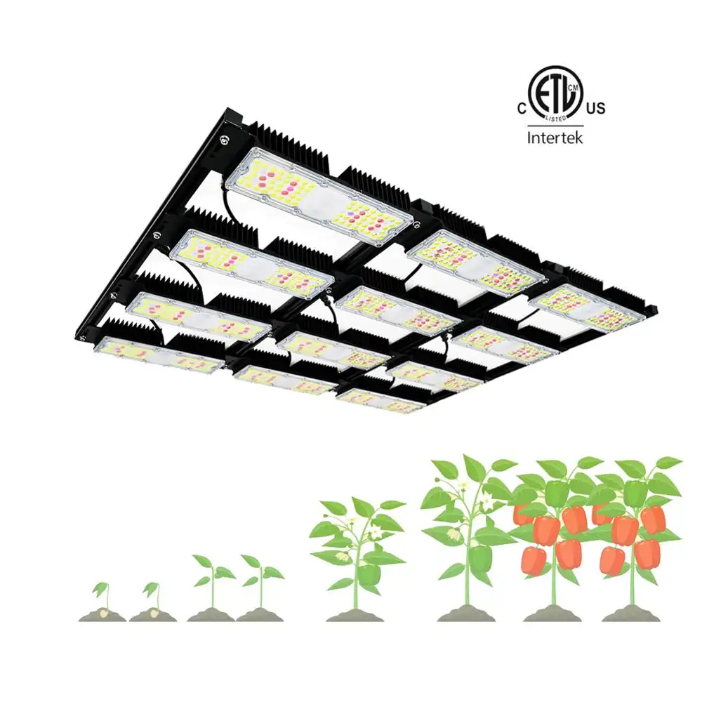 Dropship Indoor Kas Hydrocultuur Licht 600 Watt Led Licht Groeien Volledige Spectrum Met Etl Dlc Saa