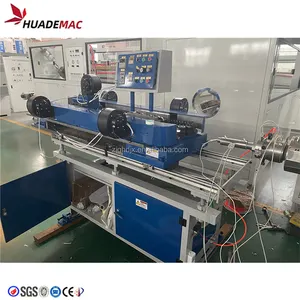 Plastic Pipe HDPE PE PVC Single Wall Corrugated Pipe Production Line Machine