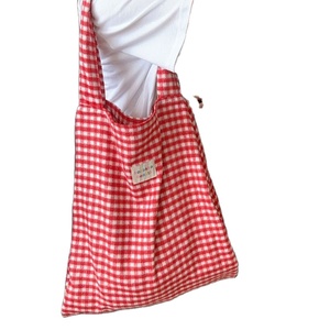 Recycle Checkerboard Striped Tote Shoulder <b>Shopping</b> <b>Bag</b> with Handles Shoulder <b>Reusable</b> <b>Shopping</b> <b>Bag</b> - Product Image 1