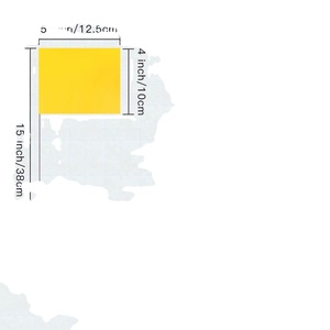 Bandera de Señalización Fluorescente para Jardín, Señalización de Dirección, Riego, Seguridad - Product Image 4