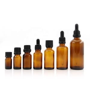 Phổ biến nhất 5ml 10ml <span class=keywords><strong>15ml</strong></span> 20ml 30ml 50ml 100ml 120ml hổ phách chăm sóc da thủy tinh tinh dầu Chai nhỏ giọt - Product Image 1