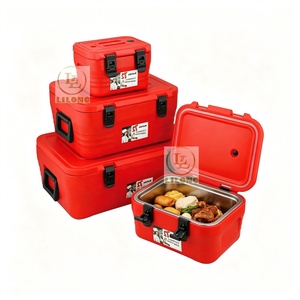 Conteneur isotherme pour aliments 8L/18L/32L/48L, avec revêtement en acier inoxydable, boîte de maintien au chaud/<span class=keywords><strong>froid</strong></span> pour la restauration, <span class=keywords><strong>buffet</strong></span> - Product Image 4