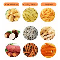 Elektrische Kartoffelschneidemaschine für gewerbliche Nutzung – Pommes-Frites-Schneider für Süßkartoffeln, Radieschen, Karotten und Wurzelgemüse
