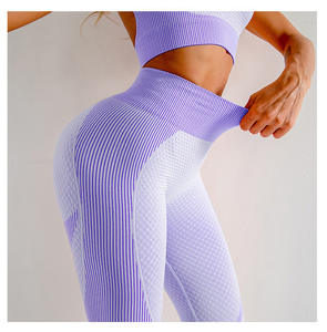 Vêtements <span class=keywords><strong>de</strong></span> Fitness pour femmes, combinaison <span class=keywords><strong>de</strong></span> 3 pièces, tenue d'entraînement, manches longues, sans couture, Yoga, Fitness, nouvelle couleur - Product Image 6