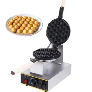 Produsen Cina pembuat waffle Belgia berputar mesin crispy 6 grid waffle