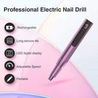 Vente en gros de perceuses à ongles sans fil, polisseuses à ongles, perceuse à ongles électrique portable à 6 niveaux