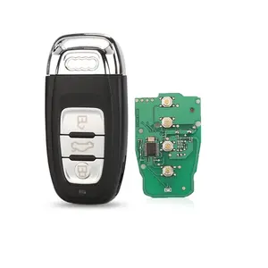 Cn008016 3 Knop Auto Smartcard Remote Key Voor Audi A4 S4 A5 S5 Q5 Pcf7945a 433Mhz 8t0 959 754 F