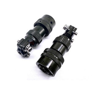 Amfenolo Socapex, PT, lega di rame a parete a 4 vie MIL Spec connettore circolare riceptaclegreen, contatti a parete, guscio 8 - Product Image 2