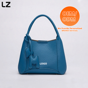 Borsa a Tracolla Mini in Vera Pelle LZ, Borsetta con Manico Superiore e Tracolla Regolabile, Sac à Main - Product Image 3