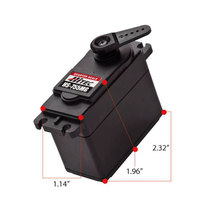 HITEC HS-755MG โลหะเกียร์ GIANT Scale Servo 14.4 กก./117g สำหรับควบคุมวิทยุ RC อะไหล่งานอดิเรก