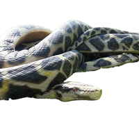 Modèle d'animal serpent animatronique unique et réaliste, serpent grandeur nature, produits d'animation, animaux serpents électriques avec télécommande